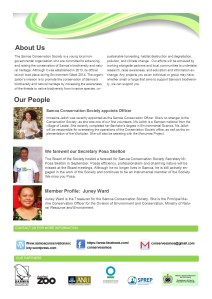 Conserve Samoa Newsletter 2